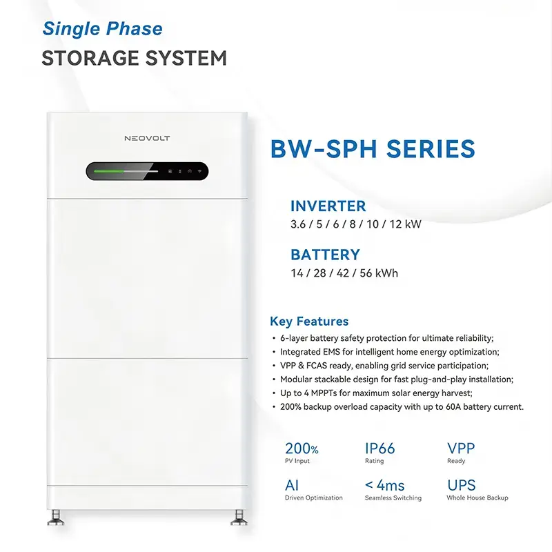 7kWh подреждащ се LiFePO4 батериен модул