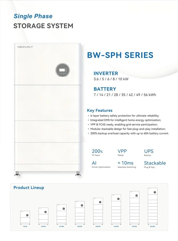 3 6kw 14kwh Single Phase Ess Kit